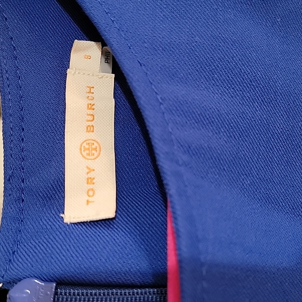 Tory Burch Royal Blue Jane Dress Women's Size 8 - Picture 4 of 12